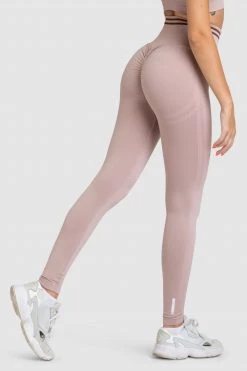 Pony DYE Scrunch Seamless Leggings - Mocha Brown