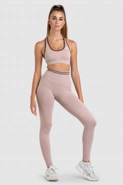 Pony DYE Scrunch Seamless Leggings - Mocha Brown