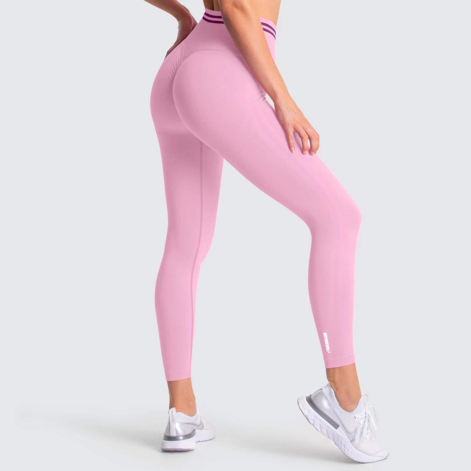 Female Outlet Womens DYE Scrunch Seamless Leggings - Pastel Pink