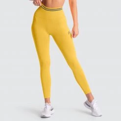 Female Outlet DYE Scrunch Seamless Leggings - Sunny Yellow