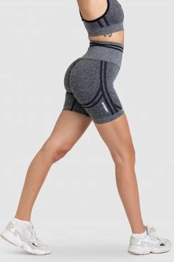 Pony DYE Scrunch Seamless Shorts - Black Marl