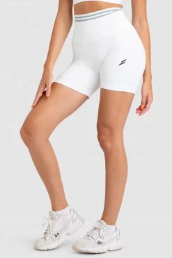 Pony DYE Scrunch Seamless Shorts - Bright White Womens