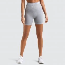 Pony DYE Scrunch Seamless Shorts - Grey Marl