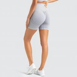Pony DYE Scrunch Seamless Shorts - Grey Marl