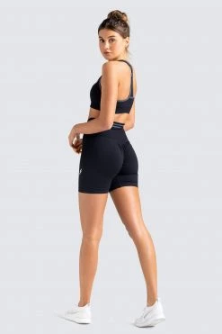 Pony DYE Scrunch Seamless Shorts - Jet Black Womens