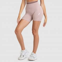 Pony DYE Scrunch Seamless Shorts - Mocha Brown