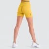 Female Outlet DYE Scrunch Seamless Shorts - Sunny Yellow