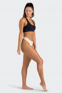 Elaine DYE Seamfree Thong - 2 Pack Beige