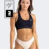 Elaine DYE Seamfree Thong - 2 Pack Beige