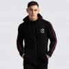 Male Outlet Mens Elite Hoodie - Black/Red