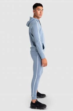Aivory Elite Hoodie - Dusty Blue Mens