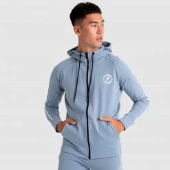 Aivory Elite Hoodie - Dusty Blue Mens