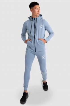 Aivory Elite Hoodie - Dusty Blue Mens