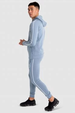 Aivory Elite Hoodie - Dusty Blue Mens