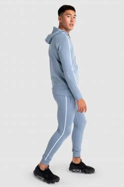 Aivory Elite Hoodie - Dusty Blue Mens
