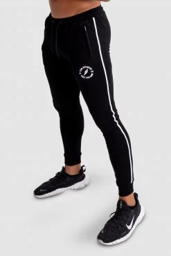 Aivory Mens Elite Pants - Black/White