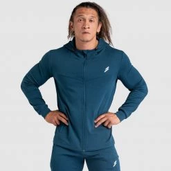 Darren Essential Hoodie - Atlantic Blue