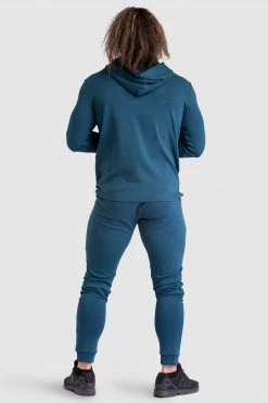 Darren Essential Hoodie - Atlantic Blue