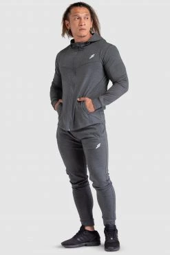 Darren Mens Essential Hoodie - Grey