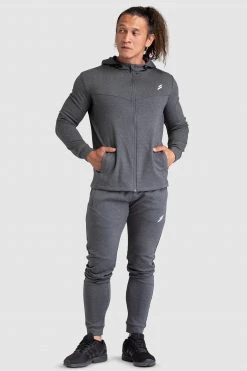 Darren Mens Essential Hoodie - Grey