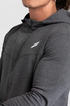 Darren Mens Essential Hoodie - Grey