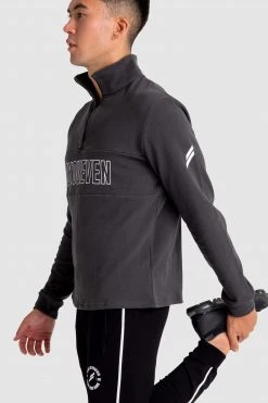 Aivory Essential ¼ Zip Jumper - Charcoal