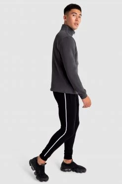 Aivory Essential ¼ Zip Jumper - Charcoal