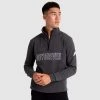 Aivory Essential ¼ Zip Jumper - Charcoal