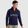 Aivory Mens Essential ¼ Zip Jumper - Navy
