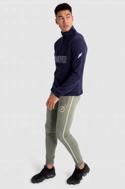 Aivory Mens Essential ¼ Zip Jumper - Navy