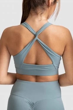 Joey Evoke Scrunch Crop - Green