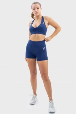 Joey Womens Evoke Scrunch Crop - Navy