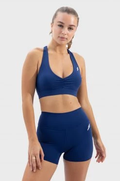Joey Womens Evoke Scrunch Crop - Navy
