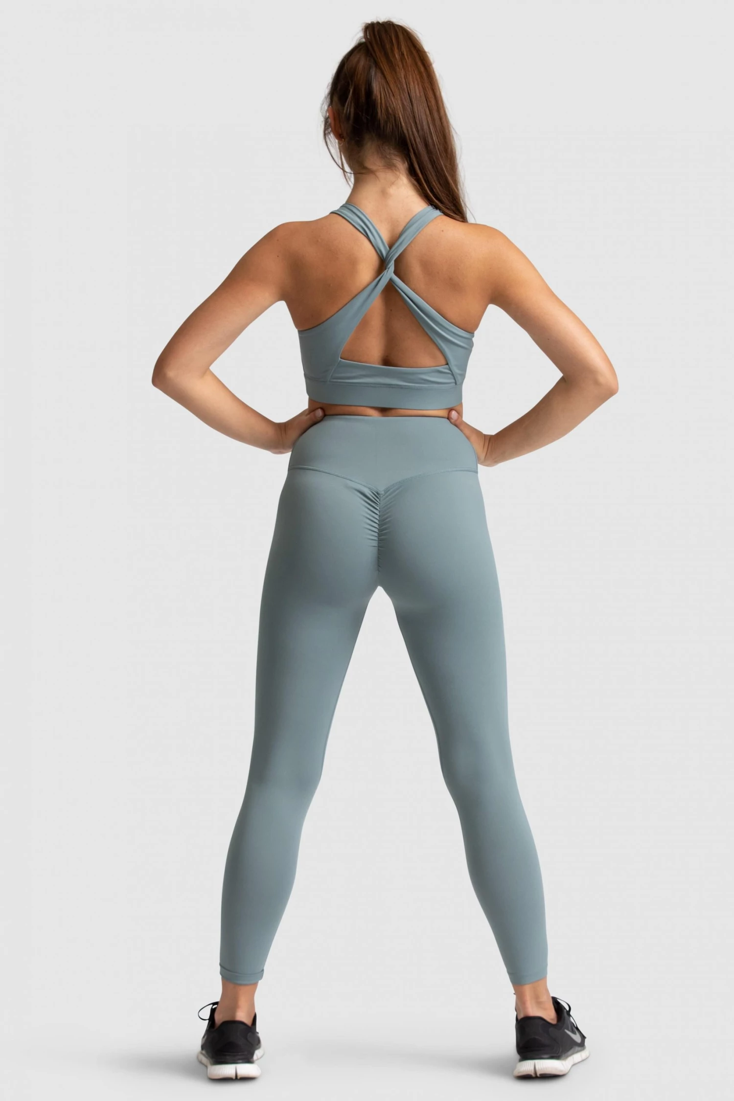 Joey Womens Evoke Scrunch Leggings - Green