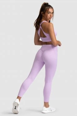 Joey Evoke Scrunch Leggings - Lilac Womens