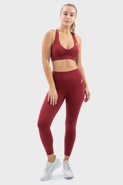 Joey Womens Evoke Scrunch Leggings - Red
