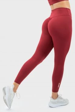 Joey Womens Evoke Scrunch Leggings - Red