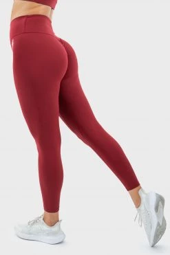 Joey Womens Evoke Scrunch Leggings - Red