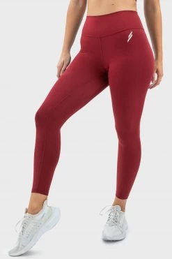 Joey Womens Evoke Scrunch Leggings - Red