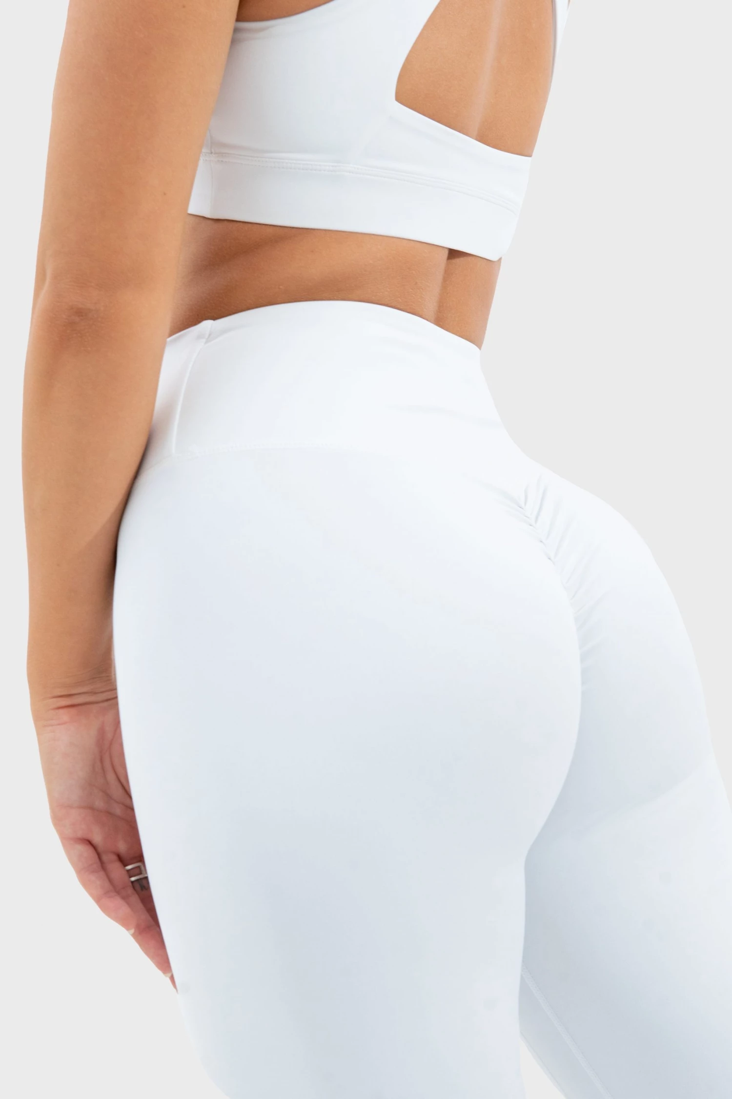 Joey Evoke Scrunch Leggings - White Womens