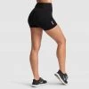 Joey Evoke Scrunch Shorts - Black Womens