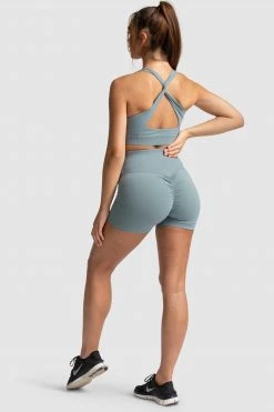 Joey Evoke Scrunch Shorts - Green