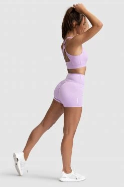 Joey Womens Evoke Scrunch Shorts - Lilac