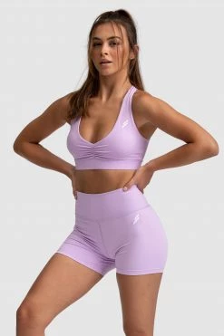 Joey Womens Evoke Scrunch Shorts - Lilac