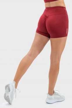 Joey Evoke Scrunch Shorts - Red