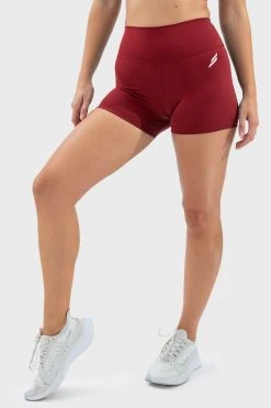 Joey Evoke Scrunch Shorts - Red