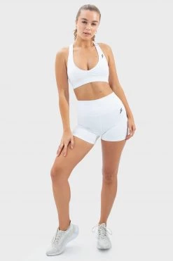 Joey Evoke Scrunch Shorts - White Womens