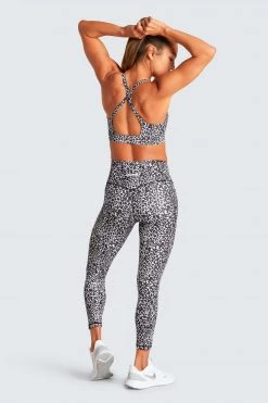 Female Outlet Excel+ Leggings - Black Cheetah Womens