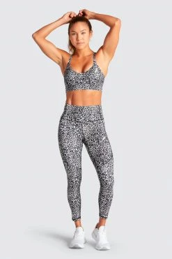 Female Outlet Excel+ Leggings - Black Cheetah Womens