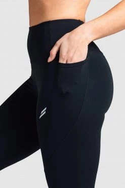 Tracy Excel+ Leggings - Jet Black Womens